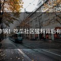 全网炸锅！吃瓜社区猛料背后有猫腻？