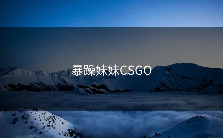 暴躁妹妹CSGO 暴躁妹妹CSGO